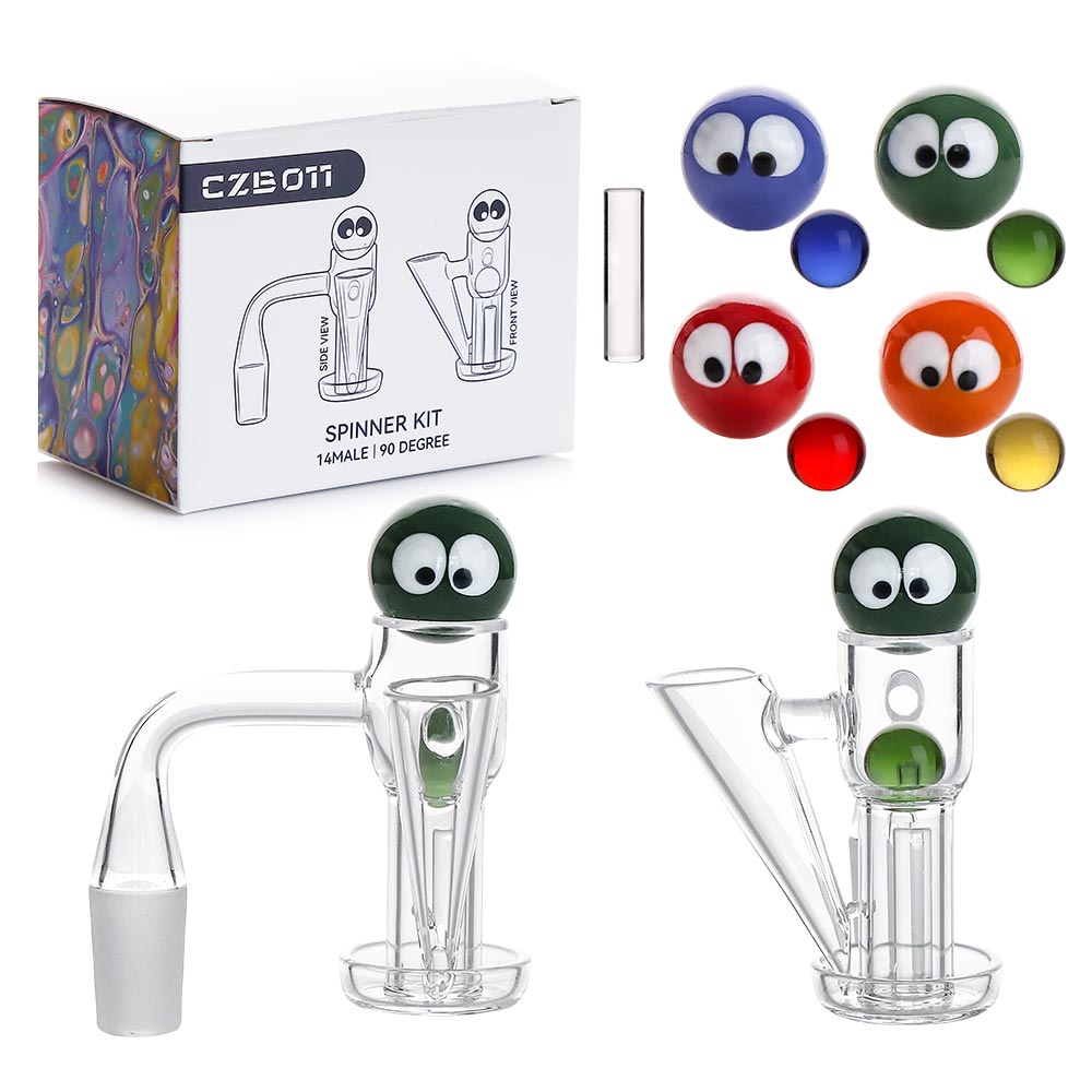 90° Quartz Terp Slurp Banger Spinner Kit - Image 2