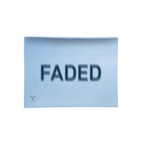 Faded Blue Glass Rollin' Tray
