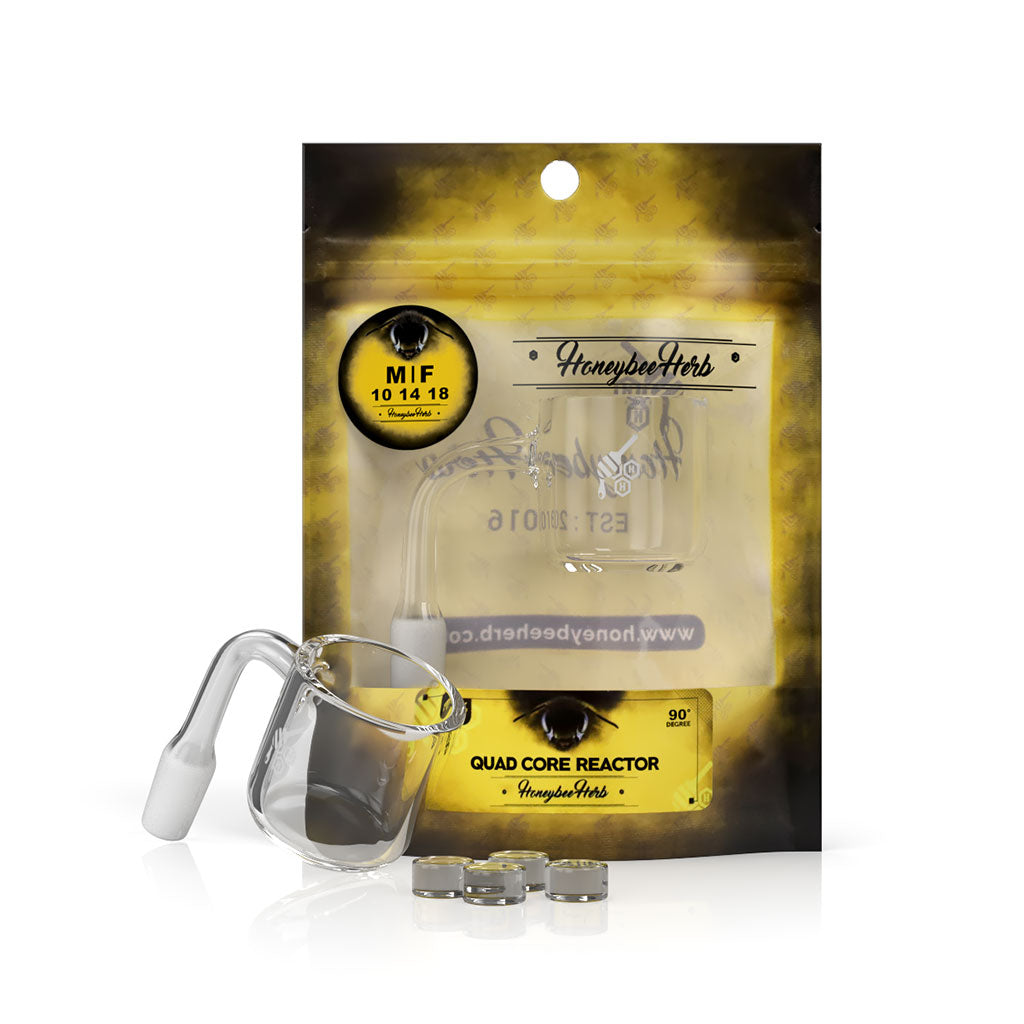 QUAD CORE REACTOR QUARTZ BANGER – 90° DEGREE | YL
