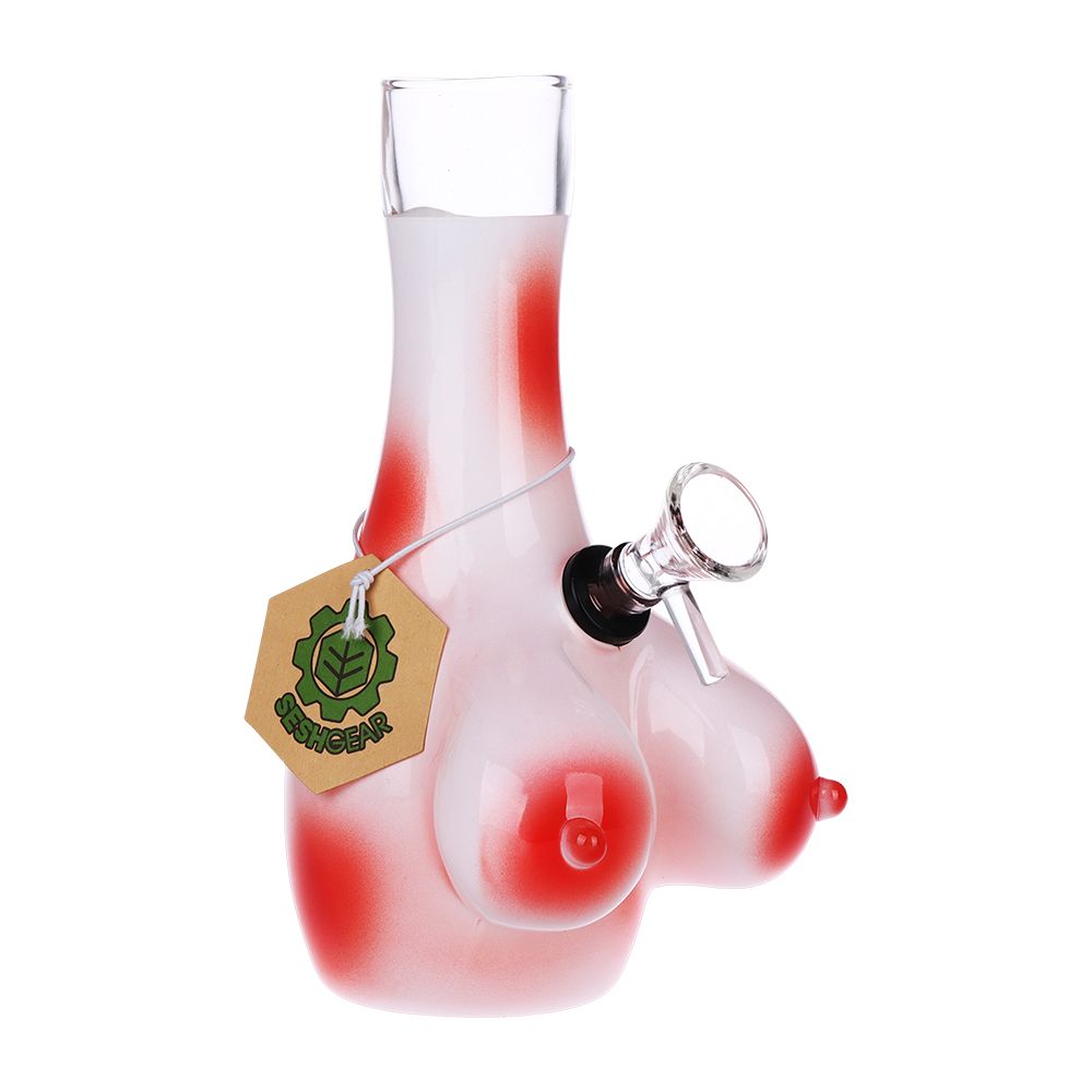 SeshGear Buxom Bosom Glass Water Pipe – 7.5″ / Grommet