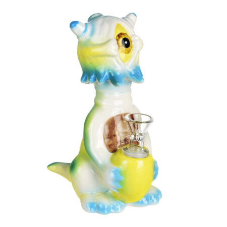 Curious Cyclops Dragon Ceramic Water Pipe - 6.5/14mm F