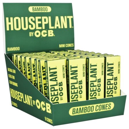 Houseplant by OCB Cones – Bamboo / 8pc / Mini 32ct