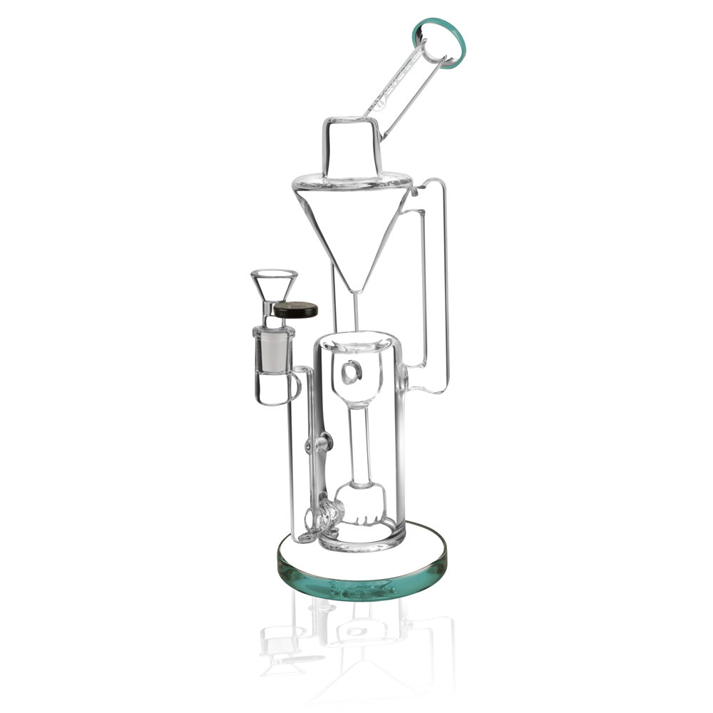 Pulsar Thinker Gravity Recycler Water Pipe – 11″ / 14mm F / Colors Vary