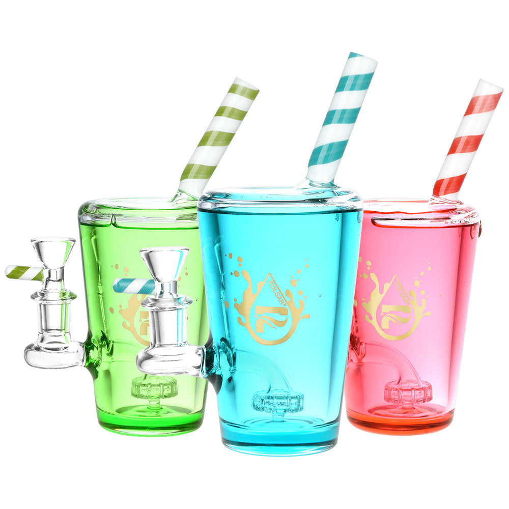 Pulsar Soda Cup Glycerin Water Pipe | 7.5″ | 14mm F
