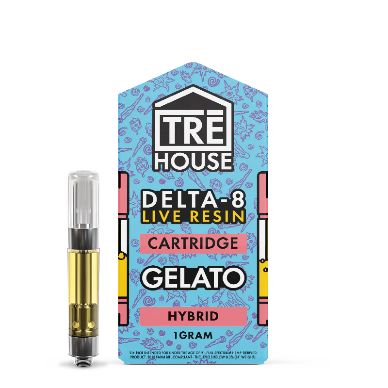 PROMO – FREE – Cartridges – Gelato – Live Resin – Delta 8 – (5 Pack)