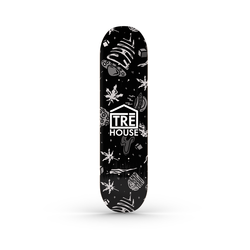 TRE House – Skateboard Deck – 8.25″