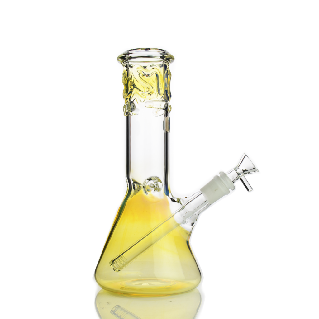 Fumed Glass Beaker Pipe – 10 Inch, USA Crafted