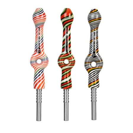 Pulsar Candy Twist Donut Straw - 6.5" / Colors Vary