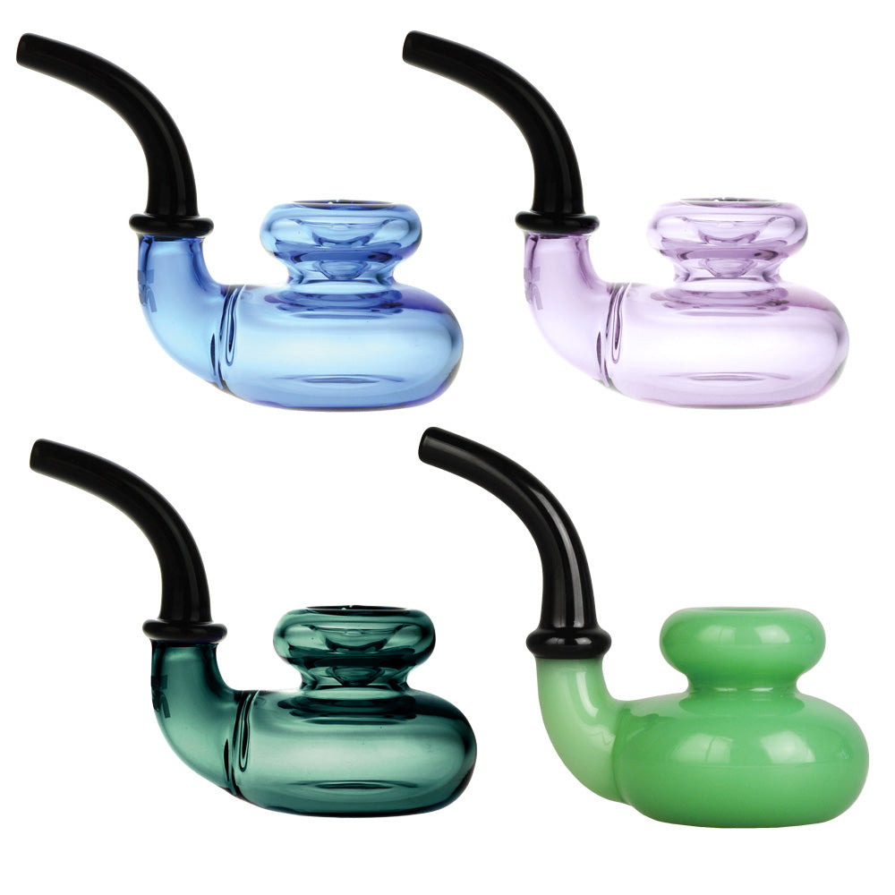 Pulsar Bi-Level Sherlock Handpipe – 4.5″ / Colors Vary