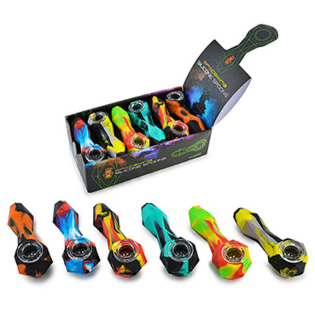 Space King Silicone Spoon Pipe - 12CT