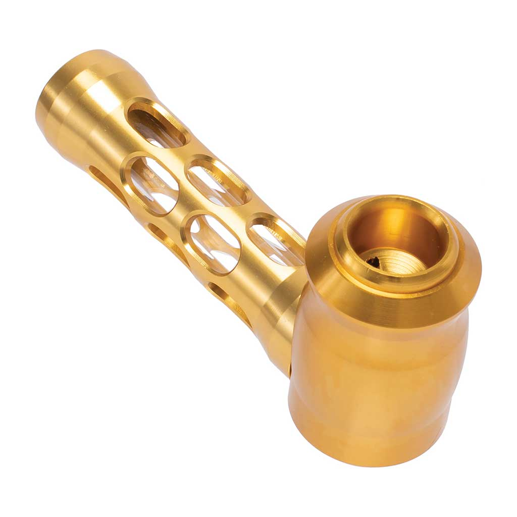 ALUMINUM GLASS PERFORATED HAND PIPE - Image 4