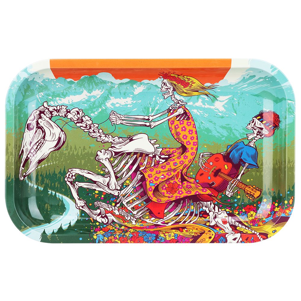 Grateful Dead x Pulsar Metal Rolling Tray – Dead Horse / 11″ x 7″