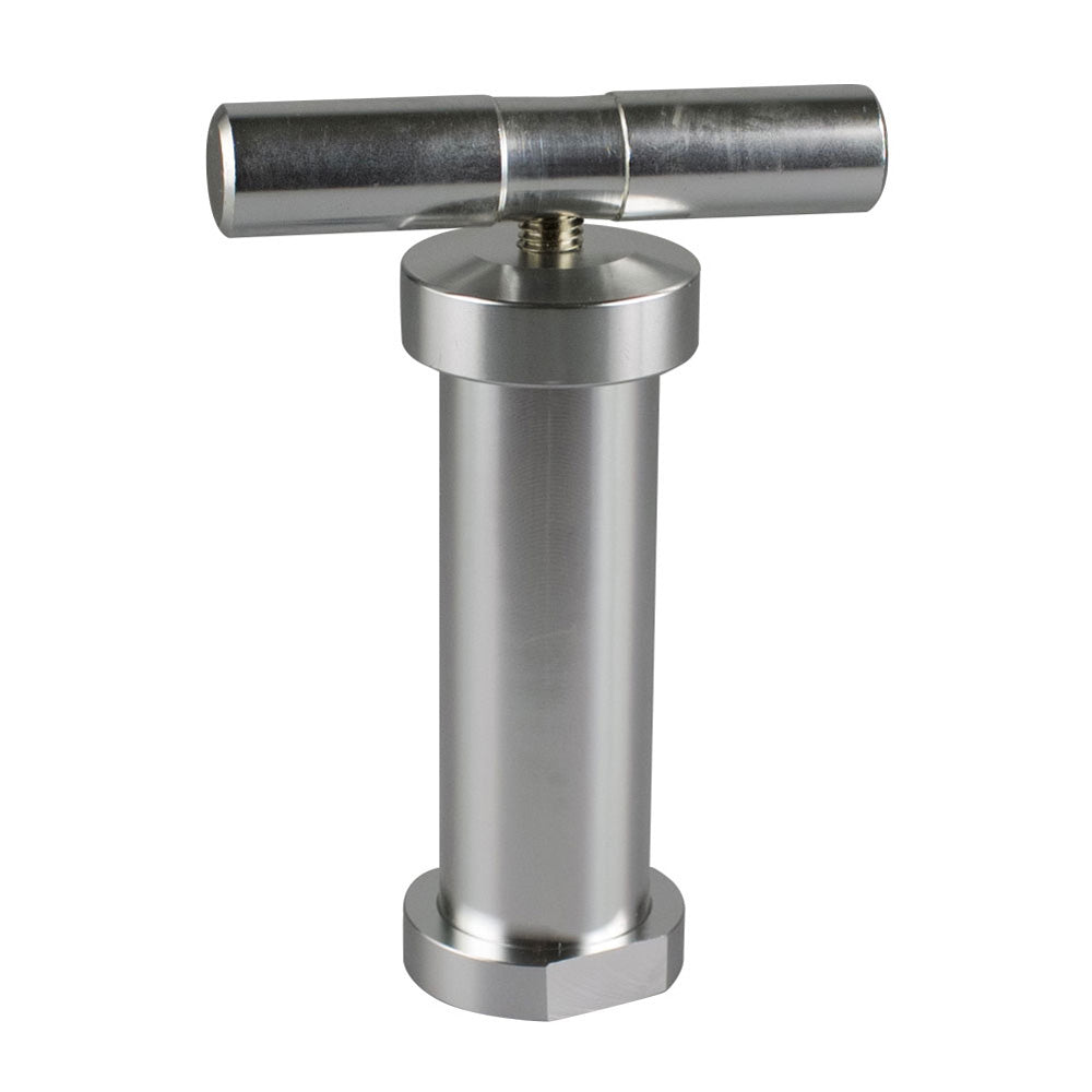 T-Style Aluminum Pollen Press – 5.5″ – Silver