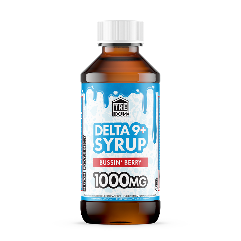 Syrup – Bussin’ Berry – 1000mg – Delta 9 – 4oz