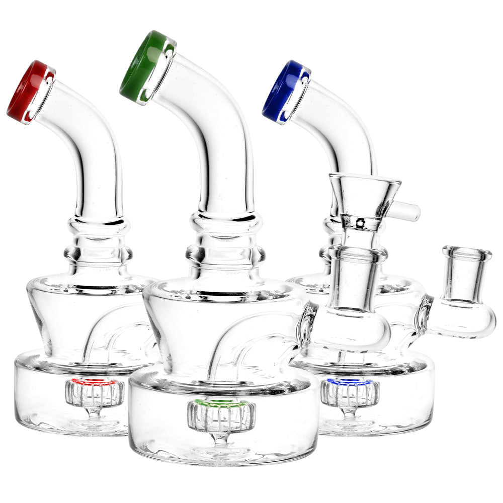 Fat Bottom Mini Water Pipe – 6″ / 14mm F / Colors Vary