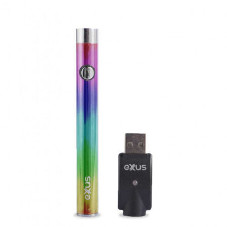 Exxus Slim VV Vape Battery - Rainbow Edition