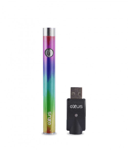 Exxus Slim VV Vape Battery – Rainbow Edition