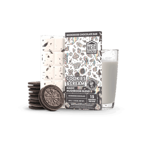 Chocolate Bar - Cookies & Cream - Magic Mushrooms - (10 Pack)