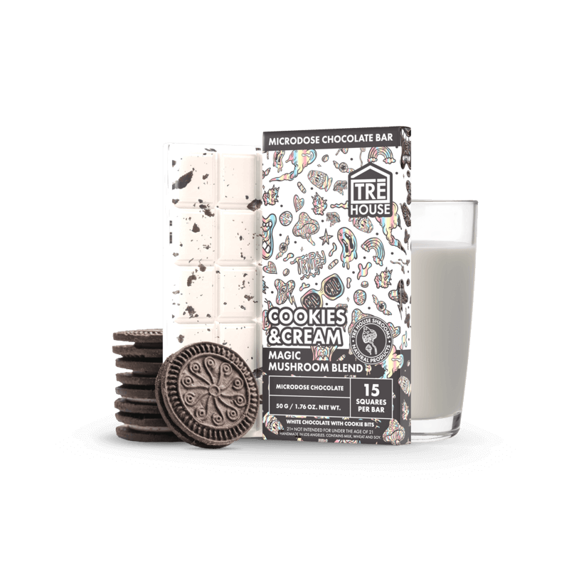 Chocolate Bar – Cookies & Cream – Magic Mushrooms – (10 Pack)