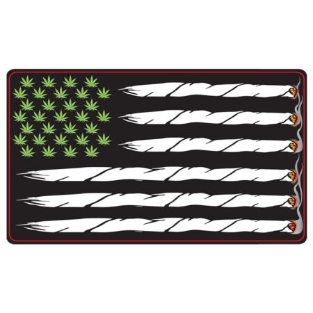 Leaves & Joints US Flag Sticker - 5.4" x 3"
