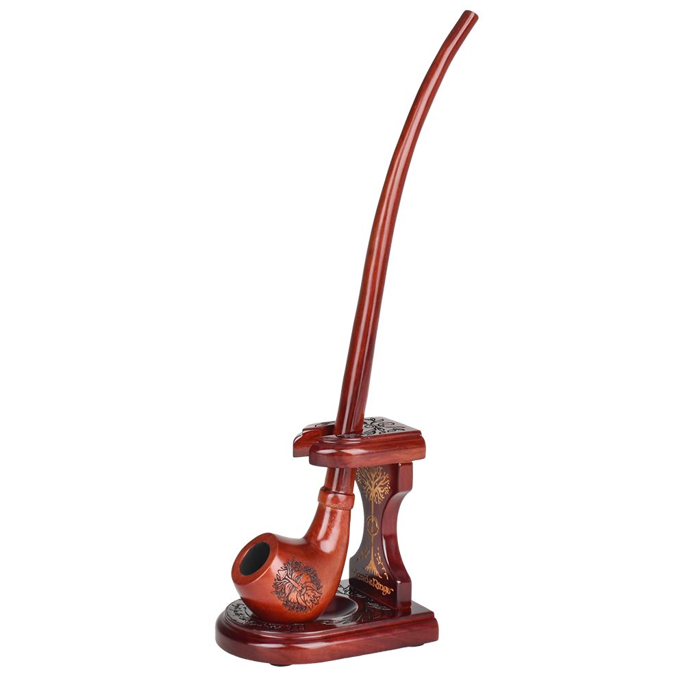 Pulsar Shire Pipes x LoTR TREEBEARD Pipe & MIDDLE-EARTH Pipe Stand Bundle – 13″