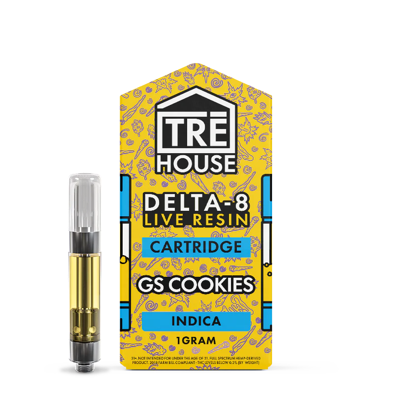 PROMO – FREE – Cartridges – GS Cookies – Live Resin – Delta 8 – (5 Pack)