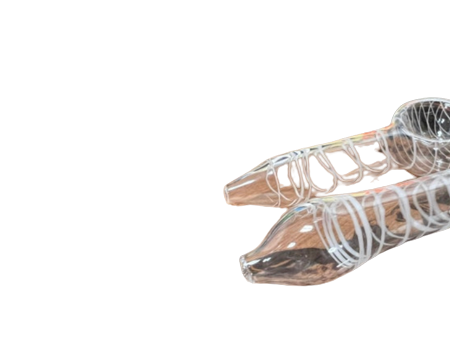 2” Hand Assorted Mini Peanut Glass Hand Pipe
