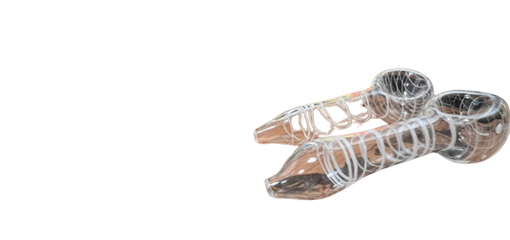 2” Hand Assorted Mini Peanut Glass Hand Pipe