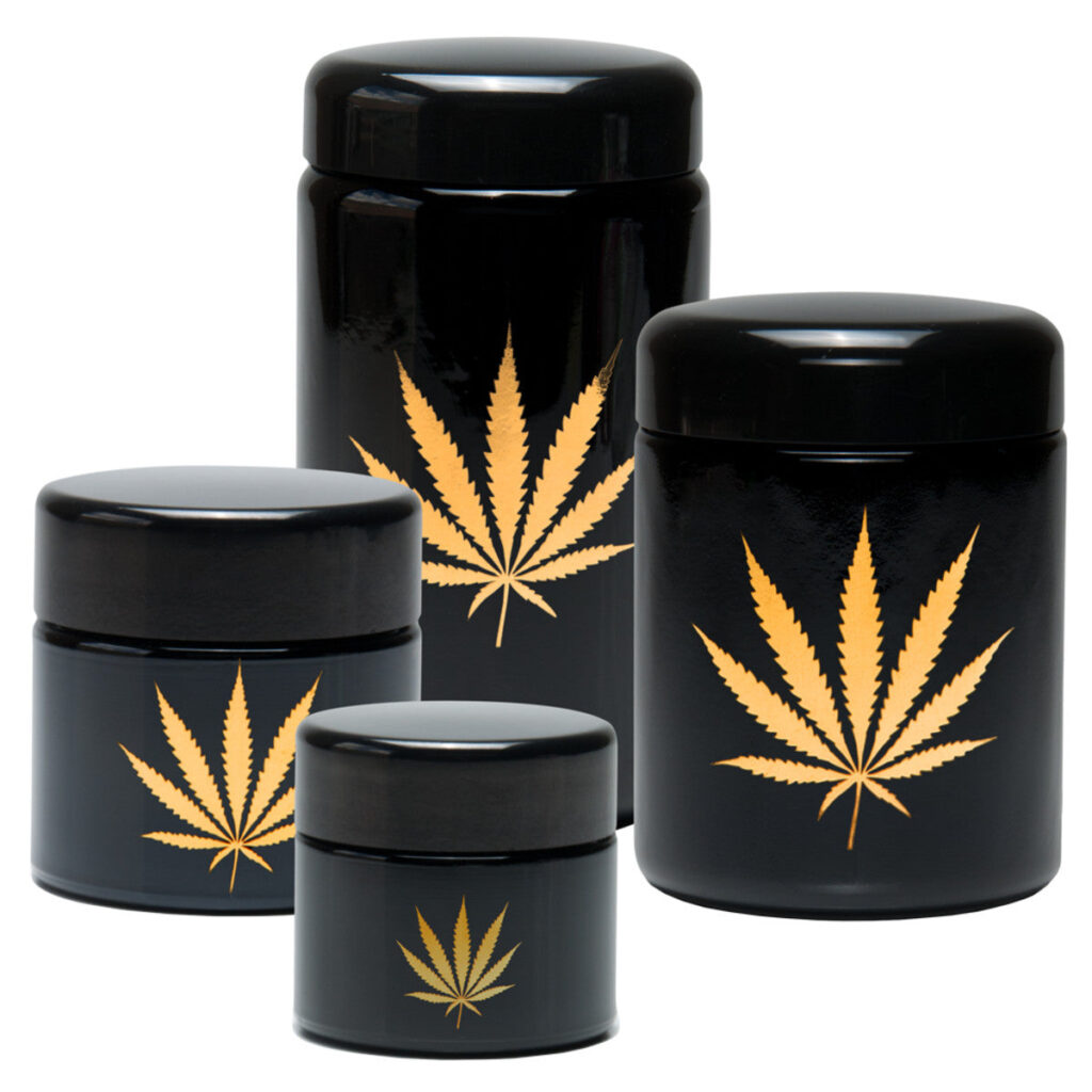 JR980 420 Science UV Protective Screw-Top Jar – Gold Leaf