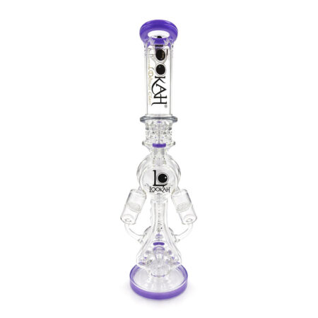 LOOKAH 20 INCH QUAD HONEYCOMB PERC RECYCLER RIG