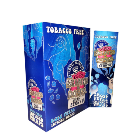 Blunts n Roses Bussin Berry Infused Wraps by Royal Blunts