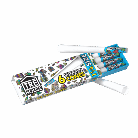 Pre Roll Cones - 6 Pack - 1 1/4" - Ultra Thin - (24 Pack)