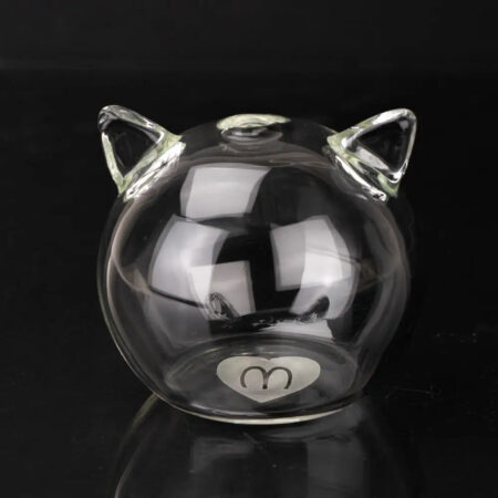 Sakibomb Kitty Whisker Bank Glass Collectible