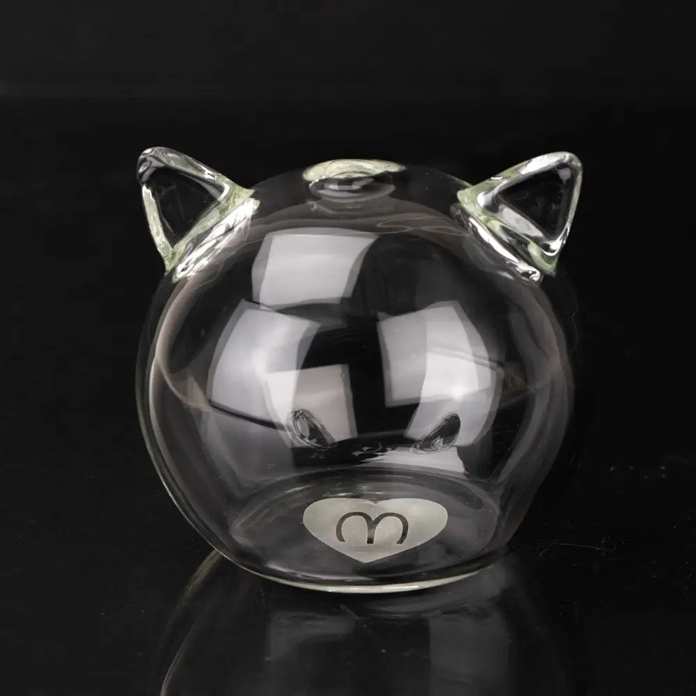 Sakibomb Kitty Whisker Bank Glass Collectible