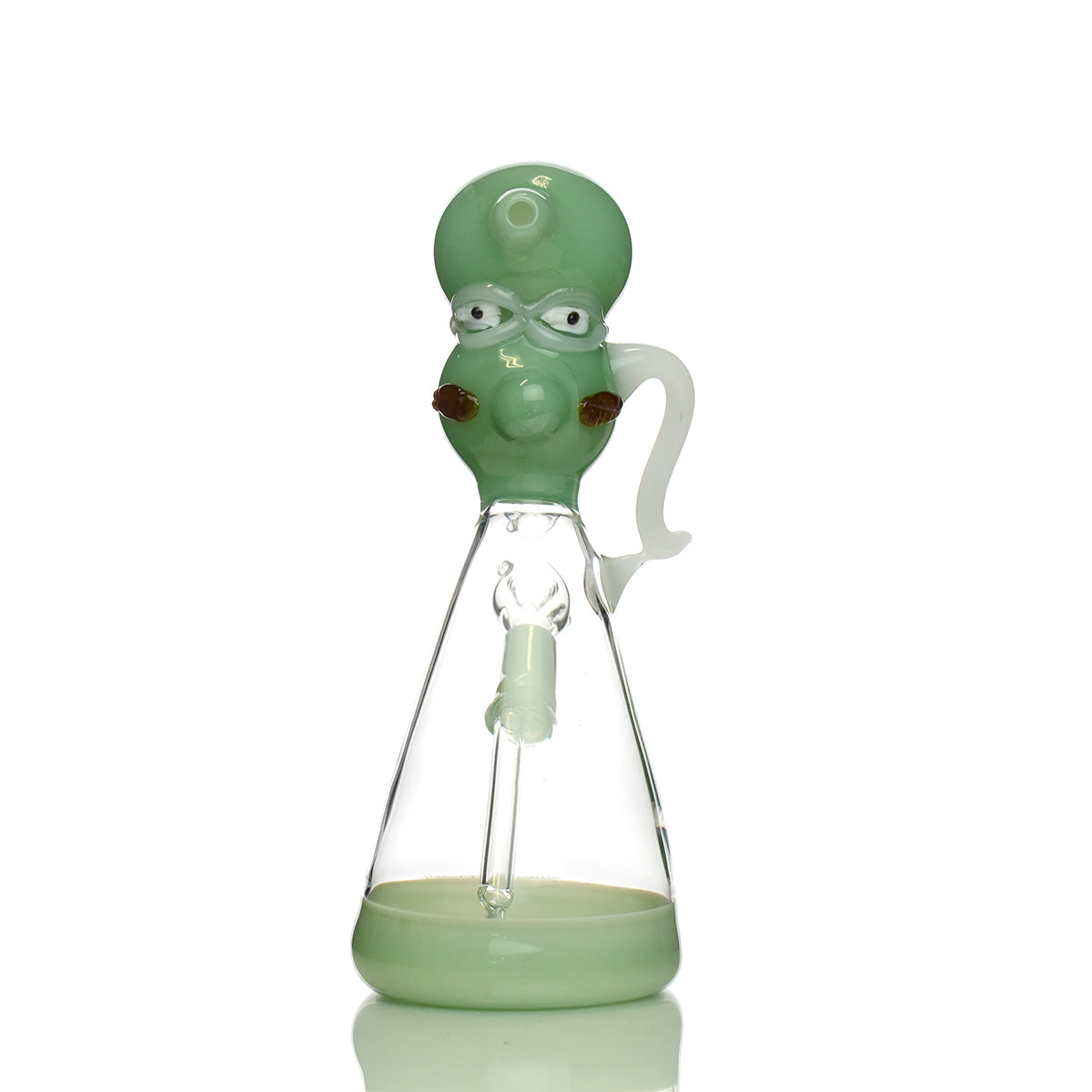 8-Inch Ninja Turtle Themed Glass Water Pipe - Image 4