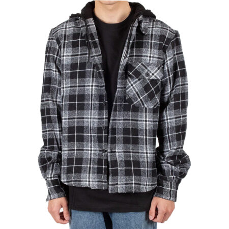 Drippin Rose Flannel Hoodie 5-Pack - Black & Grey