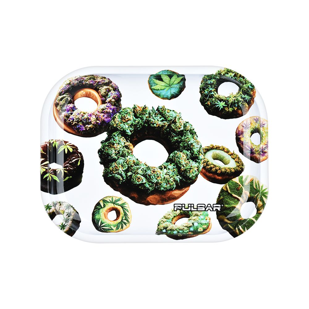 Pulsar Mini Metal Rolling Tray – Forbidden Donuts / 7″x5.5″