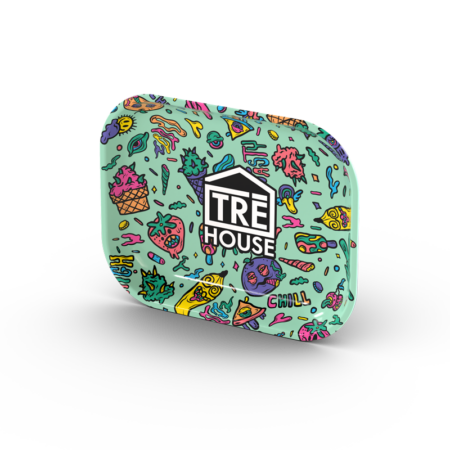 TRE House - Metal Rolling Tray - Small