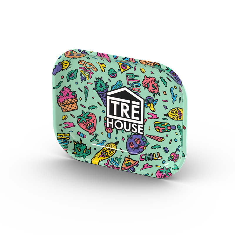 TRE House – Metal Rolling Tray – Small