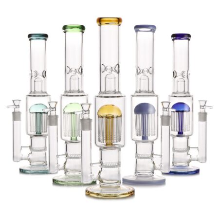 Tree Honey Glass Water Pipe 16-Inch