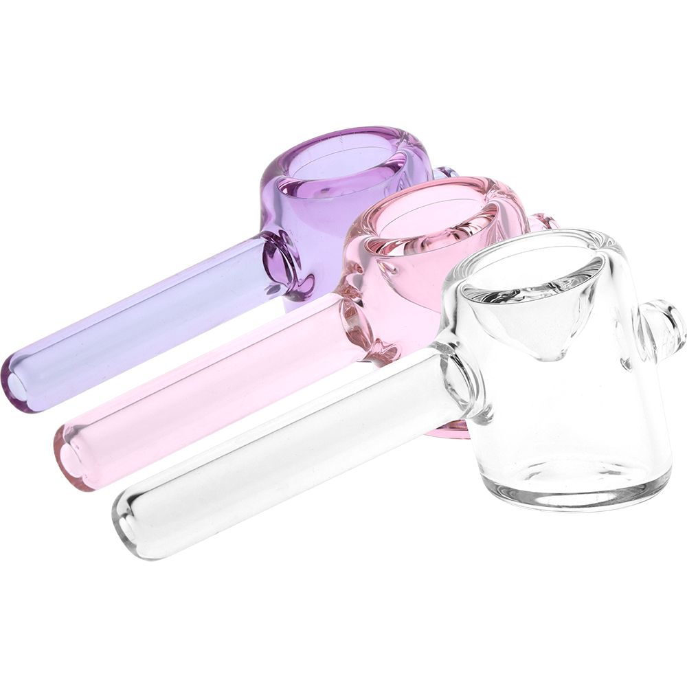 Illusory Reflections Glass Hammer Steamroller – 3.75″ / Colors Vary