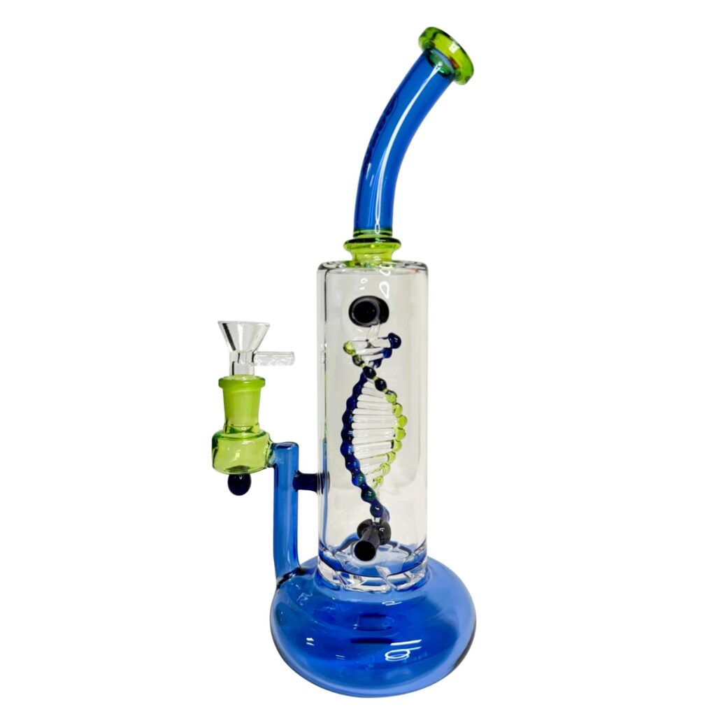 Daze Glass – 2nd Gen Spinning DNA & Turbine Perc Glass Water Pipe
