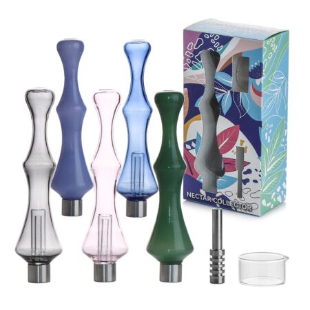 Premium 8-Inch Nectar Collector with Titanium Nail