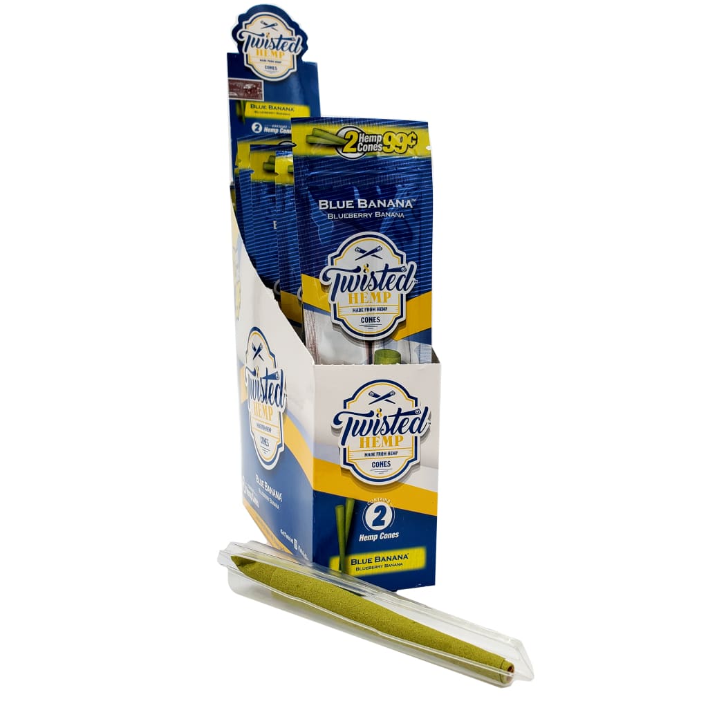 Twisted Wraps Hemp Cones for Easy Smoking