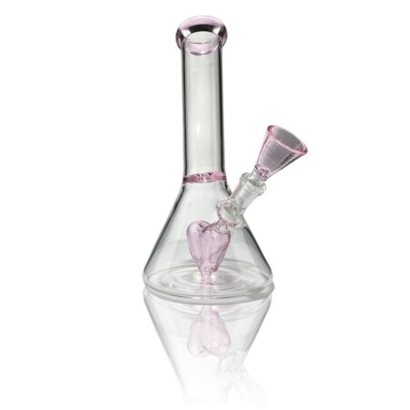 Heartbreaker Mini Water Pipe with Triple Heart Ice Catcher