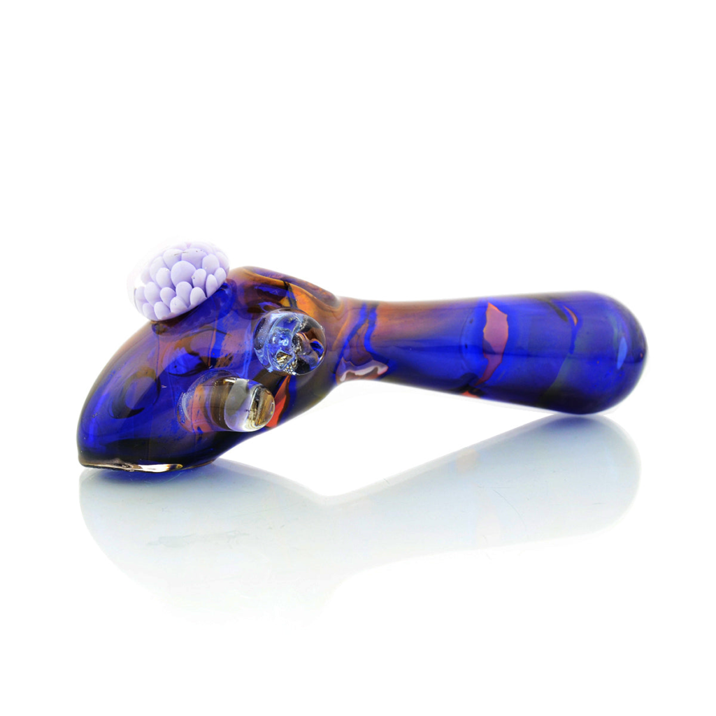 7-Inch Gold Locket Hammer Spoon Pipe