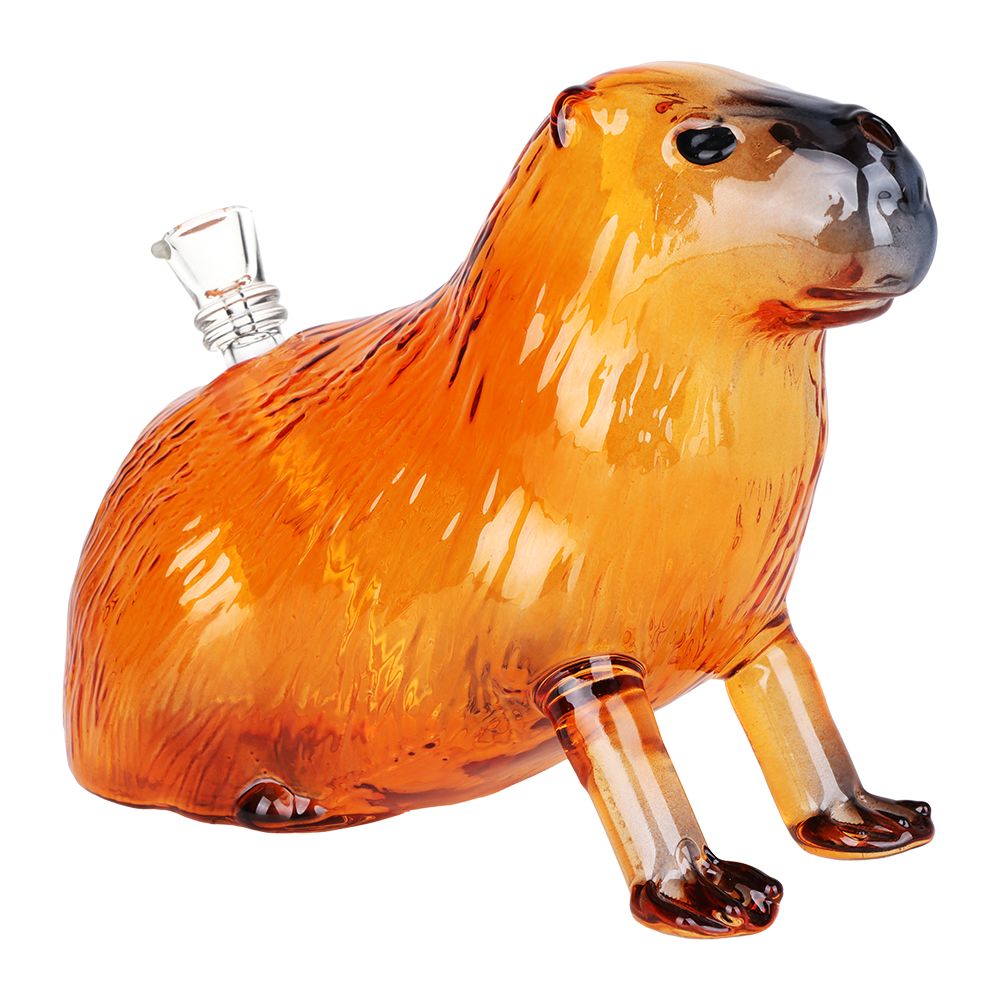 Capybara Glass Water Pipe – 7.5″ / 14mm F