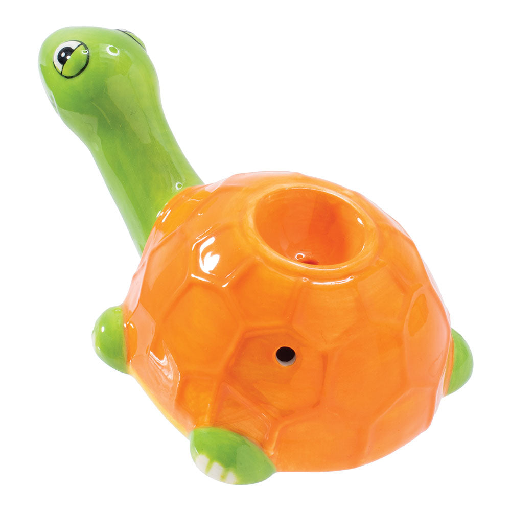Wacky Bowlz Sea Turtle Ceramic Pipe – 4.5″