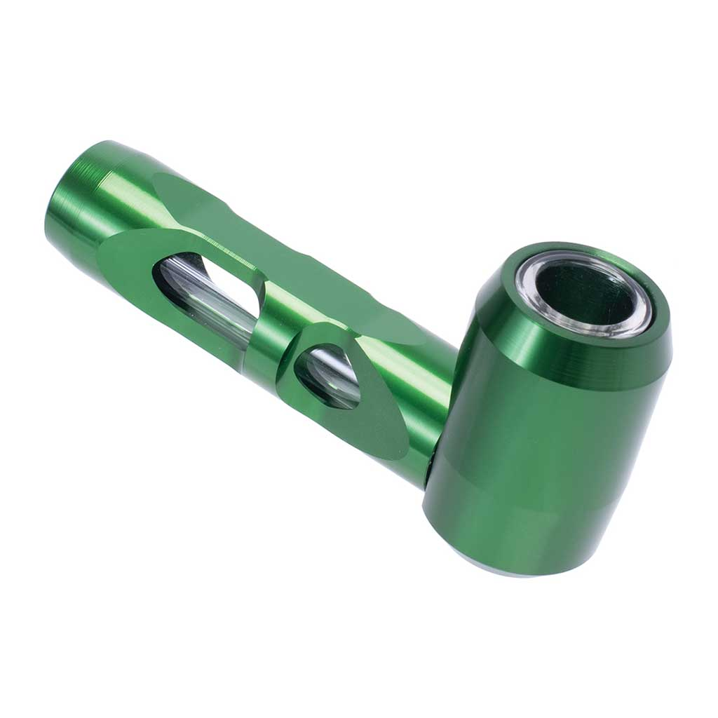 ALUMINUM GLASS SMOKING PIPE - Image 7