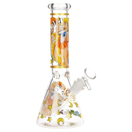 Sailor Venus Beaker Glass Water Pipe – 10″ / 14mm F